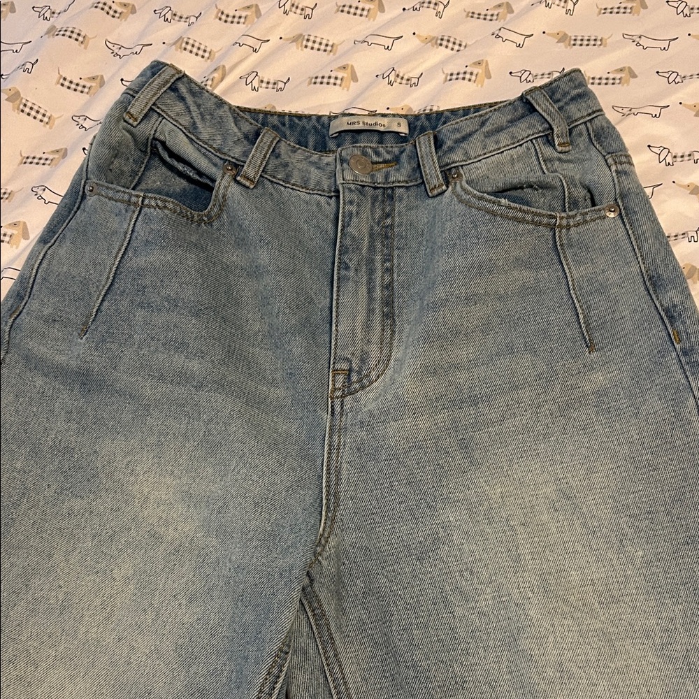 High Rise Light Blue Jeans